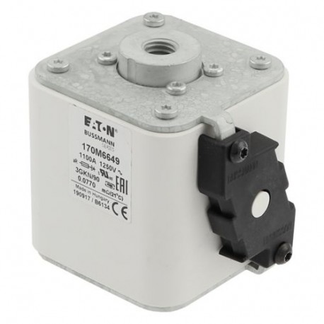 Eaton-moeller FUSE 1100A 1250V 3GKN/90 AR EATON ELECTRIC FUSE 1100A 1250V 3GKN/90 AR