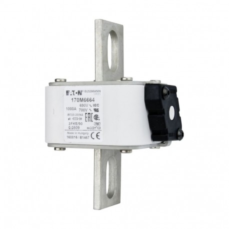 Eaton-moeller FUSE 1000A 690V 3FKE/90 AR UC EATON ELECTRIC Fuse-link, high speed, 1000 A, AC 690 V, size 3, 76 x ..