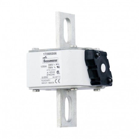 Eaton-moeller FUSE 1250A 690V 3FKE/90 AR UC EATON ELECTRIC Fuse-link, high speed, 1250 A, AC 690 V, size 3, 76 x ..