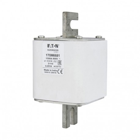 Eaton-moeller FUSE 630A 1250V 3FU/115 AR CU EATON ELECTRIC FUSE 630A 1250V 3FU/115 AR CU