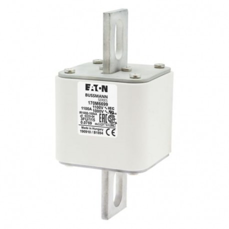 Eaton-moeller High Speed -  Square Body High Speed Square Body 170M6699 EATON ELECTRIC FUSE 1100A 1100V 3FU/115 AR CU