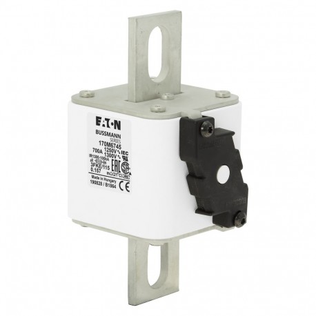 Eaton-moeller FUSE 700A 1250V 3FKE/115 AR CU EATON ELECTRIC Fuse-link, high speed, 700 A, AC 1250 V, size 3, 76 x..