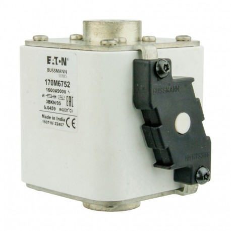 Eaton-moeller FUSE 1600A 900V 3BKN/95 AR EATON ELECTRIC Fuse-link, high speed, 1600 A, AC 900 V, size 3, 76 x 92 ..