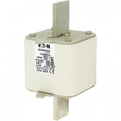 Eaton-moeller FUSE 2800A 1100V 23BKN/80AR EATON ELECTRIC Fuse-link, high speed, 2800 A, AC 1100 V, 2 x size 3, 74..
