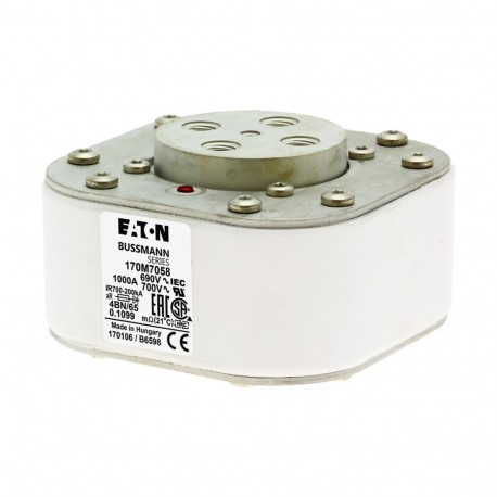 Eaton-moeller FUSE 1000A 690V 4BN/65 AR UC EATON ELECTRIC Fuse-link, high speed, 1000 A, AC 690 V, size 4, 67 x 1..