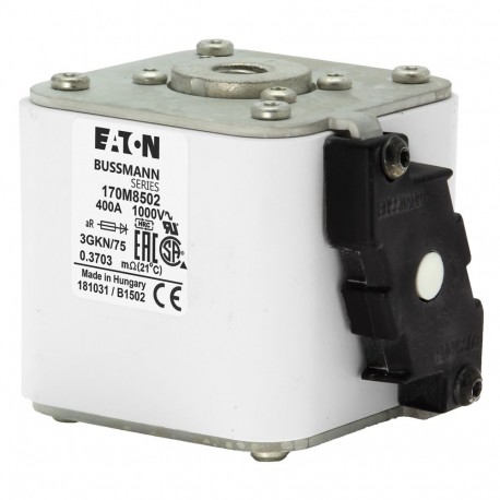 Eaton-moeller FUSE 400A 1000V 3GKN/75 AR UR EATON ELECTRIC FUSE 400A 1000V 3GKN/75 AR UR