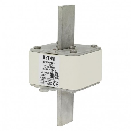 Eaton-moeller FUSE 1600A 690V 3SHT AR UC EATON ELECTRIC cartridge fuse, ultra rapid, 1600 A, AC 690 V, size 3, 76..
