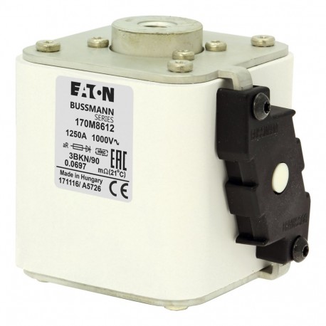 Eaton-moeller FUSE 1250A 1000V 3BKN/90 AR EATON ELECTRIC Fuse-link, high speed, 1250 A, AC 1000 V, size 3, 74 x 9..
