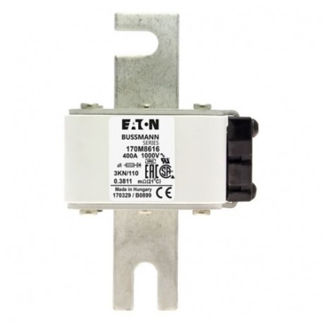 Eaton-moeller FUSE 550A 1000V 3KN/110 AR EATON ELECTRIC Fuse-link, high speed, 550 A, AC 1000 V, DIN 3, 74 x 92 x..
