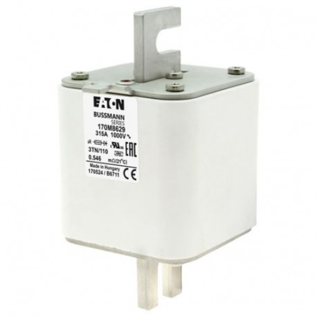 Eaton-moeller FUSE 315A 1000V 3TN/110 AR UR EATON ELECTRIC Fuse-link, high speed, 315 A, AC 1000 V, DIN 3, 74 x 9..