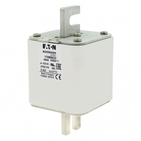 Eaton-moeller FUSE 450A 1000V 3TN/110 AR UR EATON ELECTRIC Fuse-link, high speed, 450 A, AC 1000 V, DIN 3, 74 x 9..