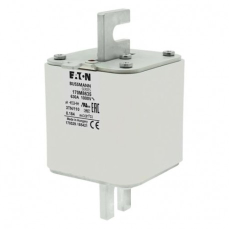 Eaton-moeller FUSE 630A 1000V 3TN/110 AR UR EATON ELECTRIC Fuse-link, high speed, 630 A, AC 1000 V, DIN 3, 74 x 9..