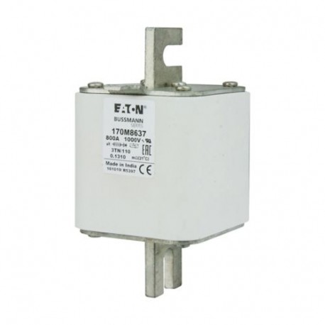 Eaton-moeller FUSE 800A 1000V 3TN/110 AR UR EATON ELECTRIC Fuse-link, high speed, 800 A, AC 1000 V, DIN 3, 74 x 9..
