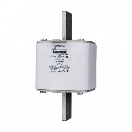 Eaton-moeller FUSE 1000A 1000V DIN 3 AR UR EATON ELECTRIC cartridge fuse, ultra rapid, 1000 A, AC 1000 V, DIN 3, ..