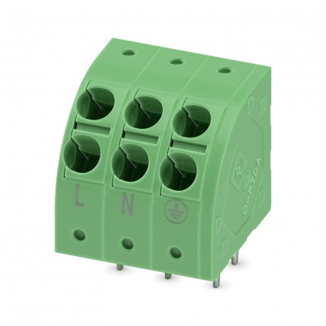 PHOENIX CONTACT PTDA 2,5/ 3-5,0 BD:L,N,PE PTDA 2,5/ 3-5,0 BD:L,N,PE 1714245 PHOENIX CONTACT Terminal for printed circuit board, pitch: 5 mm, number of..