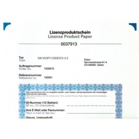 Eaton-moeller SW-XSOFT-CODESYS-3-S Y7-171886 EATON ELECTRIC Programming software, PLC, in accordance to IEC61131-1,..