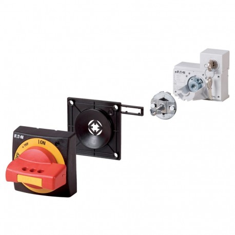 Eaton-moeller NZM1-XTVDKLR Y7-172529 EATON ELECTRIC Door coupling rotary handle, red-yellow, +key lock, size 1