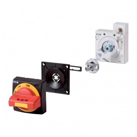 Eaton-moeller NZM2-XTVDKLR Y7-172531 EATON ELECTRIC Door coupling rotary handle, red-yellow, +key lock, size 2