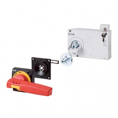 Eaton-moeller NZM4-XTVDKLR Y7-172535 EATON ELECTRIC Door coupling rotary handle, red-yellow, +key lock, size 4