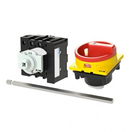 Eaton-moeller P1-25/M4/SVB/N/HI11 Y7-172769 EATON ELECTRIC Main switch, 3 pole + N + 1 N/O + 1 N/C, 25 A, Emergency..
