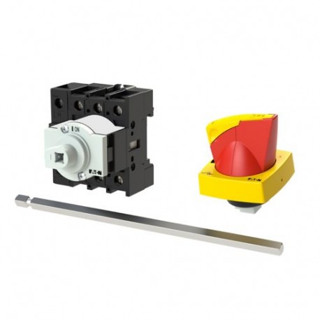 EATON - MOELLER P1-32/M4/K1-PR/N P1-32/M4/K1-PR/N 172778 Y7-172778 EATON ELECTRIC Main switch, 3 pole + N, 32 A, Emergency-Stop function, Loc..