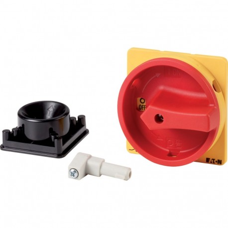 EATON - MOELLER SVB-P3/M SVB-P3/M 172841 Y7-172841 EATON ELECTRIC Handle, red/yellow, lockable, for metal shaft, for padlock, for P3