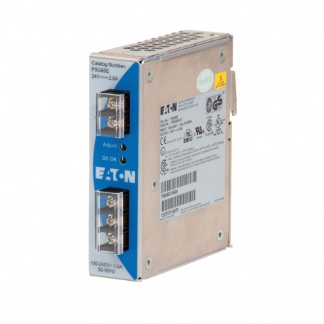 Eaton-moeller PSG60F24RM Y7-172882 EATON ELECTRIC PSG60F24RM Power supply unit, 3-phase, 100-240VAC/24VDC, 2.5A