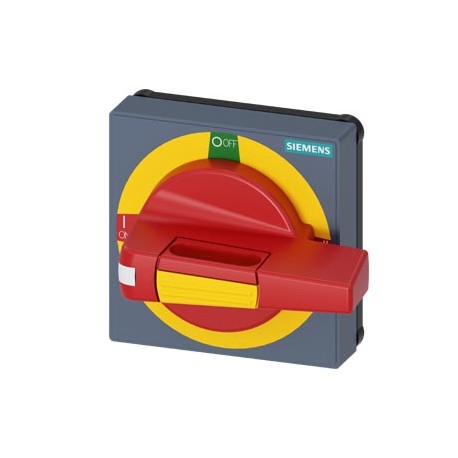 SIEMENS 8UD1731-2AE05 8UD1731-2AE05 SIEMENS Handle with masking frame Emergency switching-off Size 75x 75, for shaft 8x 8, I-0-II,..