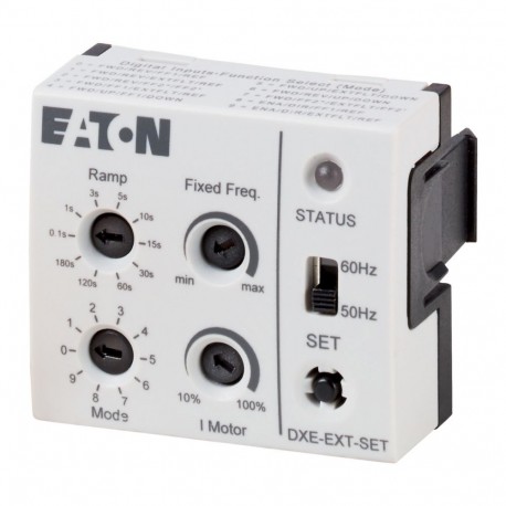 EATON - MOELLER DXE-EXT-SET DXE-EXT-SET 174621 Y7-174621 EATON ELECTRIC DXE-EXT-SET Configuration module for configuring ramp time, Moto..