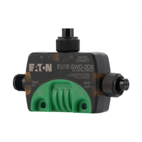 Eaton-moeller EU1E-SWD-2DX Y7-174711 EATON ELECTRIC SmartWire-DT T-Connector for IP69K I/O modules, 24 V DC, two in..