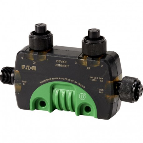 Eaton-moeller EU2E-SWD-2DX Y7-174725 EATON ELECTRIC SmartWire-DT T-Connector for IP69K I/O modules, two inputs with..