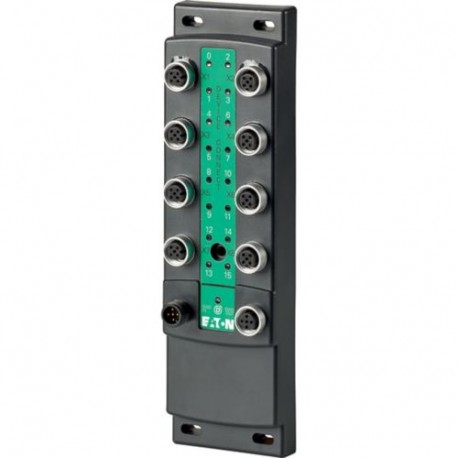 EATON - MOELLER EU8E-SWD-16DD EU8E-SWD-16DD 174750 Y7-174750 EATON ELECTRIC SWD Block module I/O module IP69K, 24 V DC, 16 parameterizable..