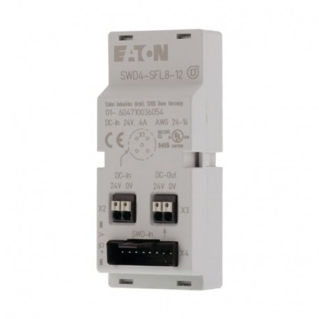 Eaton-moeller SWD4-SFL8-12 Y7-174756 EATON ELECTRIC Adapter SWDT, for conversion of flat cable 8 pole round connect..