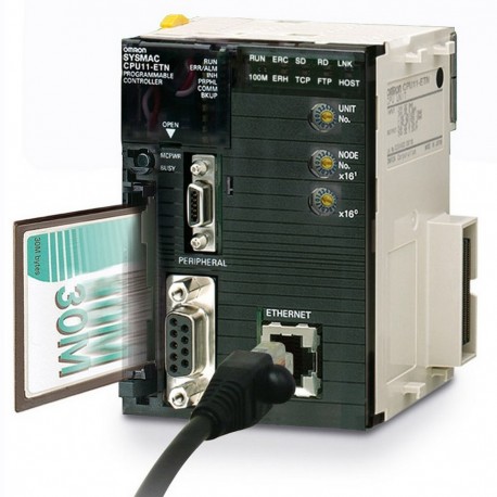 OMRON CJ1M-CPU12-ETN CJ1M-CPU12-ETN 176044 OMRON CPU 320 AND/S 10Kpasos 32KW 10/100BaseT Ethernet