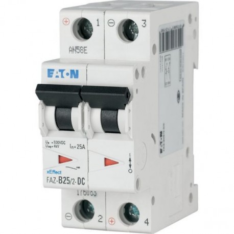 EATON - MOELLER FAZ-B3/2-DC FAZ-B3/2-DC 176076 Y7-176076 EATON ELECTRIC Miniature circuit breaker (MCB), 3A, 2 p, type B characteristic,..