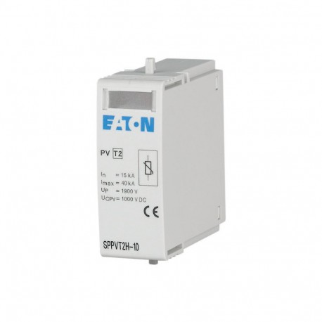 Eaton-moeller SPPVT2H-10 Y7-176098 EATON ELECTRIC Surge arrester plug-in unit, pluggable, 1000V DC, 1p