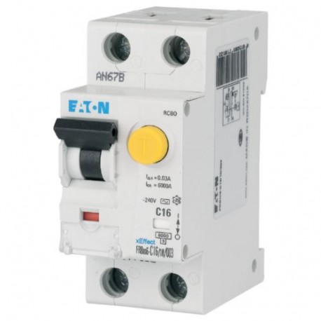 Eaton-moeller FRBM6-B20/1N/003 Y7-177790 EATON ELECTRIC RCD/MCB combination switch, 20A, 30mA, miniature circuit-br..