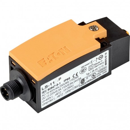 Eaton-moeller LS-11S/P-M12A Y7-178141 EATON ELECTRIC Position switch Insulation 1 NO + 1 NC abrupt Break in Connect..