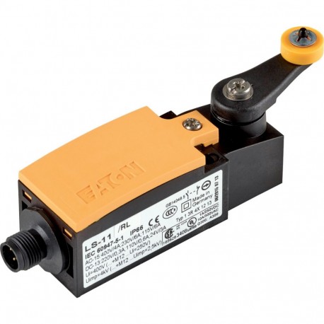 Eaton-moeller LS-11S/RL-M12A Y7-178142 EATON ELECTRIC Position switch Insulation 1 NO + 1 NC abrupt Break in Connec..