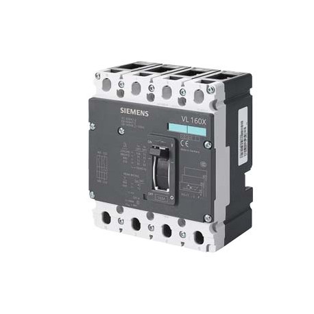 SIEMENS 3VL1796-1EH43-0AA0 3VL1796-1EH43-0AA0 SIEMENS circuit breaker VL160X N standard breaking capacity Icu 55kA, 415V AC 4-pole, lin..