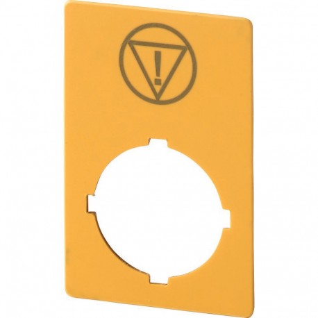 Eaton-moeller M22-XZK-ESS Y7-180470 EATON ELECTRIC Label emergency switching off yellow H x W 50 x 33 mm with IEC60..