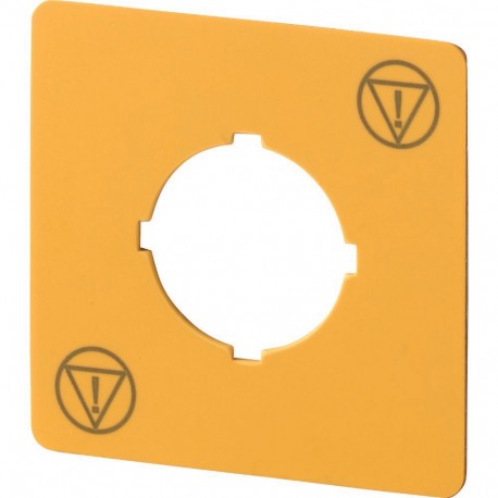 Eaton-moeller M22-XYK-ESS Y7-180471 EATON ELECTRIC Label emergency switching off yellow H x W 50 x 50 mm with IEC60..