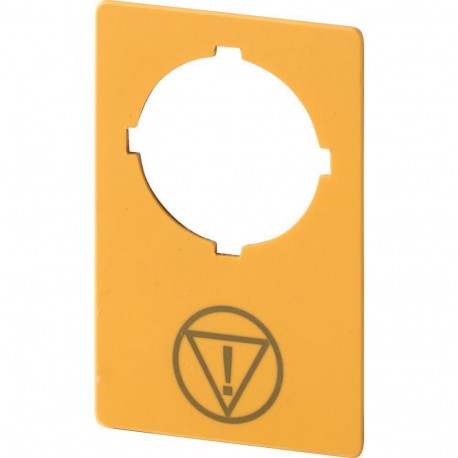 Eaton-moeller M22-XZK-ESS2 Y7-180474 EATON ELECTRIC Label emergency switching off yellow H x W 50 x 33 mm with IEC6..