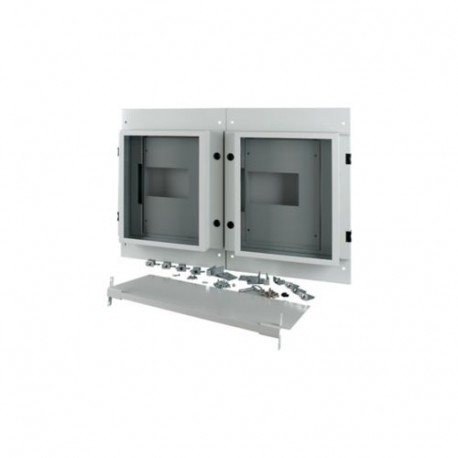 Eaton-moeller XM2N44W10C-55 Y7-180518 EATON ELECTRIC Front plate, 2xNZM4, 4p, withdrawable, W 1000mm, IP55, grey