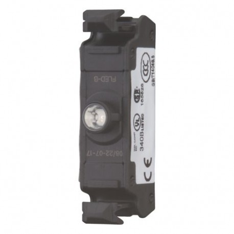 EATON - MOELLER M22-FLED-B M22-FLED-B 180796 Y7-180796 EATON ELECTRIC LED element, Flat Rear, blue, front mounting