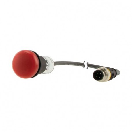 Eaton-moeller C22-L-R-24-P5 Y7-181141 EATON ELECTRIC Indicator light red 24v with cable 1m and M12A plug