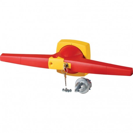 Eaton-moeller K6DR/C Y8-1818066 EATON ELECTRIC Toggle, 14mm, door installation, red/yellow, cylinder lock