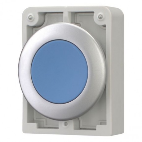 EATON - MOELLER M30C-FD-B M30C-FD-B 182921 Y7-182921 EATON ELECTRIC Pushbuttons, Flat Front, flush, momentary, blue, blank