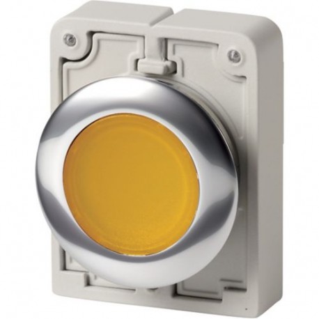 EATON - MOELLER M30C-FDL-Y M30C-FDL-Y 182928 Y7-182928 EATON ELECTRIC Illuminated pushbutton actuators, Flat Front, flush, momentary, y..