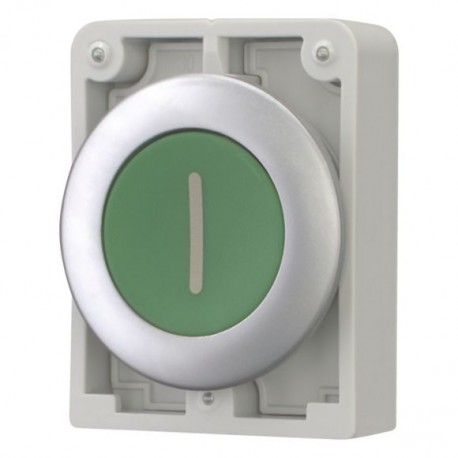 EATON - MOELLER M30C-FDR-G-X1 M30C-FDR-G-X1 182931 Y7-182931 EATON ELECTRIC Pushbuttons, Flat Front, flush, maintained, green, labeled